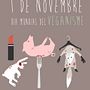 Il.lustració pel dia mundial del veganisme. Design de acessórios, Design de produtos, Design gráfico e Ilustração tradicional projeto de redfox - 08.11.2015