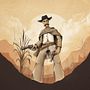 Cow boy /ilustración . Ilustrasi tradisional proyek oleh Andres Palomino - 12.12.2015