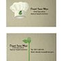 Tarjetas de Presentación - Chef de Comida Vegana. Un projet de Design graphique de Atenas Román - 31.05.2016