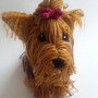 Yorkie tejido (amigurumi). Arts, Crafts, To, and Design project by Andrea Anaya - 05.19.2016