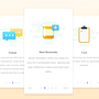 Karate Health App . Een project van Animatie,  Ontwerp, Traditionele illustratie, Interactief ontwerp y UX / UI van Juan Llerena Fernandez - 14.08.2016