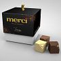 CAJA DE BOMBONES LUXURY BY MERCI, nueva variedad Gourmet. Br, ing e Identidade, Design, Design gráfico, e Packaging projeto de Ana S. Dullius - 26.01.2017