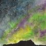 Mi Proyecto del curso: Técnicas modernas de Acuarela.  Aurora boreal y galaxia . Een project van Traditionele illustratie van sandrarosmarino - 23.03.2017