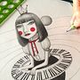 La Reina del Universo Musical. Un progetto di Belle arti, Character design e Illustrazione tradizionale di Sonia Puga García - 15.06.2016