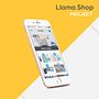 UI/UX Llama Shop Ecommerce. UX / UI projeto de Sara Alegre Palacios - 28.09.2017