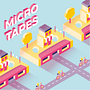 Micro Tapes. Design, Graphic Design, Traditional illustration, Vector Illustration, T, and pograph project by Silvia Rojas - 11.20.2017