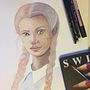 Mi Proyecto del curso: Retrato ilustrado en acuarela. Un projet de  de Laura Cabezas Aguilar - 10.01.2018
