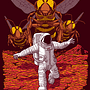 Killer Bees on Mars Ein Projekt aus dem Bereich Traditionelle Illustration von JCMaziu - 15.12.2017
