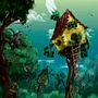 tree house environment. Game Design project by Marta González Liñán - 11.14.2016