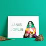 Janis Joplin. Projekt z dziedziny Design i Projektowanie graficzne użytkownika Mario Figueredo Martín - 22.02.2018