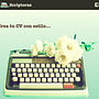Scriptoras. Crea tu CV . Pengembangan Web proyek oleh Aida Albarrán Blanco - 12.16.2017