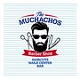 Logo The Muchachos Barber Shop. Br, ing e Identidade, Criatividade, Design de logotipo, e Design gráfico projeto de Cesar David Nin - 23.08.2018