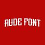 RUDE FONT (FREE) . % Miguel Nieto tarafından hazırlanan Grafik Tasarım, Ve Tipografi projesi - 09.09.2018