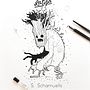 Expo Inktober. Un proyecto de Dibujo de Nia Schamuells - 29.10.2018