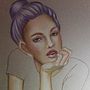 Mi Proyecto del curso: Ilustración con pastel y lápices de colores. Projekt z dziedziny Portret użytkownika Cecilia Aguilera - 16.11.2018