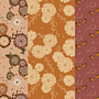 Floral Retro: Creación y comercialización de patterns vectoriales. Un progetto di Design, Graphic design, Pattern design, Illustrazione vettoriale, Illustrazione digitale e Disegno artistico di tatianec - 08.01.2019