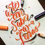 Lettering. Projekt z dziedziny T i pografia użytkownika Rudy Duran - 01.02.2019