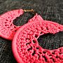 Aretes tejidos crochet Ein Projekt aus dem Bereich Schmuckdesign von Ingrid Constant - 19.05.2019