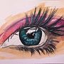 Mantén el ojo sencillo . Arte plastice și Desen realist de Tina - 07.05.2019