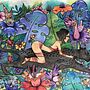 La Pantera . Kreativitas, Menggambar, Ilustrasi tradisional, Lukisan, Dan Lukisan Cat Air proyek oleh Stephanie Castro - 07.15.2019