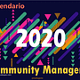 Calendario Community Manager. Design digital projeto de Manuel Duque González - 12.12.2019