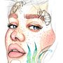 Mi Proyecto del curso: Retrato ilustrado en acuarela. Projekt z dziedziny  użytkownika Melania Oliver Luna - 12.01.2020