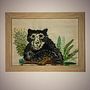 Mi Proyecto del curso: Técnicas de bordado: ilustrando con hilo y aguja, OSO DE ANTEOJOS . Un projet de Broderie de Viviana Segura - 16.01.2020