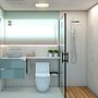 BATHROOM. Un proyecto de Diseño de interiores de Karla Méndez Vásquez - 01.02.2020