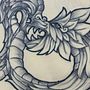 línea Quetzalcoatl Ein Projekt aus dem Bereich Tattoodesign von Oscar Ibañez - 22.02.2020