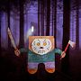 Papertoys descargables para halloween. Un proyecto de Art to, Packaging y Papercraft de Julio López - 25.03.2020