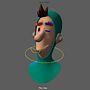 Mi Proyecto del curso: Rigging: articulación facial de un personaje 3D :D. Un proyecto de 3D, Animación, Animación 3D, Creatividad, Desarrollo de apps, Diseño 3D, Diseño de apps y Diseño de personajes 3D de Luis Palacios - 31.03.2020