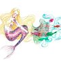 Mi interpretación de "La Sirenita" de Hans Christian Andersen. Un progetto di Belle arti, Illustrazione tradizionale, Illustrazione infantile e Pittura ad acquerello di Laura Cardona - 11.04.2020