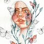 Mi Proyecto del curso: Retrato ilustrado en acuarela. Un projet de Beaux Arts de maria_avalosg8899 - 16.04.2020