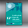 FESTIVAL CINE ALICANTE. Design de cartaz projeto de María Gómez Tenrero - 21.04.2020