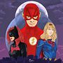 Ilustración vectorial: Superheroes . Projekt z dziedziny Grafika wektorowa użytkownika Anna Romo - 21.04.2020