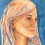 Mi Proyecto del curso: Retrato artístico en acuarela. Un progetto di Pittura ad acquerello di Rob V - 27.04.2020