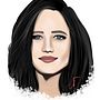 Ilustración Eva Green. Un proyecto de Ilustración tradicional de Natalia Araque Laosa - 01.05.2020