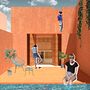 My project in Architectural Visualization Using Digital Collage course. Arquitetura e Ilustração arquitetônica projeto de Vasileia Pap. - 29.05.2020
