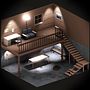 Studio/Basement - Blender & Unity demo reel . % Daniel Buitrago Barroso tarafından hazırlanan 3D, 3D Tasarım, O, un Tasarımı, Video O, Ve unları projesi - 06.02.2020