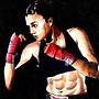 Female boxer in ballpoint pens. Pencil Drawing project by Amelie Paquet - 06.06.2020