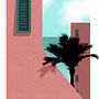 Palmera . Ilustrație tradițională, Ilustrație arhitecturală & Ilustrație digitală de Clara R - 06.06.2020