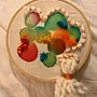 My project in Embroidery and Watercolor Basic Techniques course. Un proyecto de Bordado de Kendra Brazzel - 13.06.2020