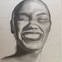 Meu projeto do curso: Retrato realista com lápis grafite. Desenho anatômico projeto de Gabriela Berwanger - 23.06.2020
