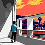 Casa Curutchet - Le Corbusier + Williams . Arsitektur, Arsitektur Digital, Ilustrasi tradisional, Ilustrasi Arsitektur, Dan Lukisan Digital proyek oleh Facundo Garcia - 06.25.2020