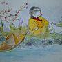 My project in Watercolor Illustration with Japanese Influence course. Projekt z dziedziny Malowanie akwarelą użytkownika ttazin3 - 12.07.2020