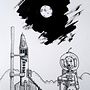 Meu projeto do curso: A arte de desenhar: transforme seus rabiscos em arte . Ilustrasi tradisional proyek oleh Evaristo Barbosa Moura - 07.19.2020