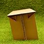 Banca de meditación en carton. Furniture Design, Making & Industrial Design project by Eduardo Ulloa - 06.02.2017