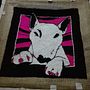 Nuevo proyecto: Bull terrier punch needle. Projekt z dziedziny  Haft użytkownika Marisa Sadlon - 03.08.2020