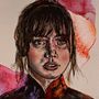 My project in Illustrated Portraits with Procreate course. Projekt z dziedziny Ilustracja c, frowa, Trad, c, jna ilustracja i Malowanie akwarelą użytkownika jessicamahurd - 15.08.2020