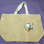Bordado de Bolsa de yute natural . Un progetto di Ricamo di Jessica Donaire Galaz - 25.08.2020